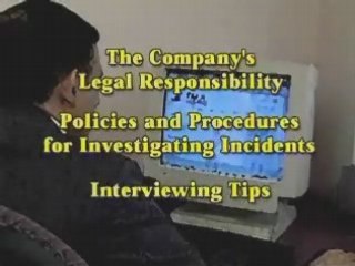 Handling A Sexual Harassment Investigation Video and DVD