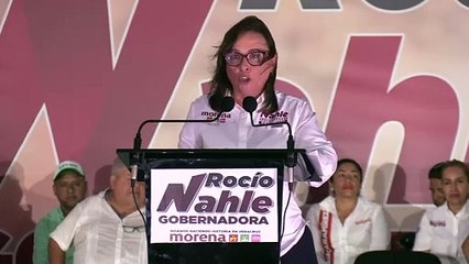 Rocío Nahle arranca campaña en Veracruz