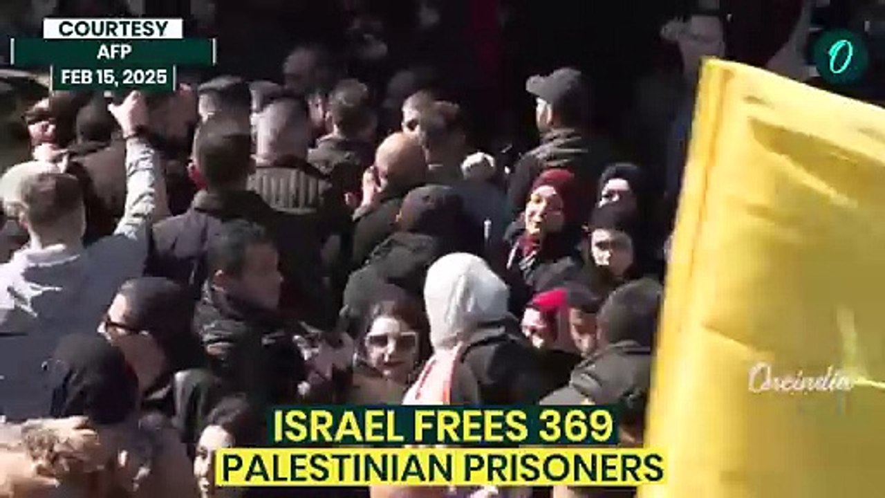 VIDEO| 369 Palestinian Prisoners Return After Israel-Hamas Hostage Exchange | West Bank Celebrates