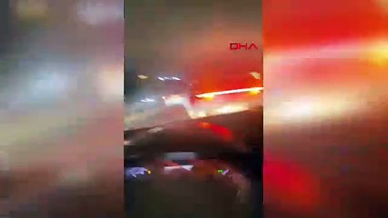 TEM'de yol kesen magandalar sürücüye kabusu yaşattı