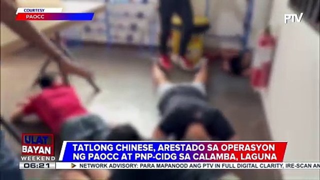 Mga dayuhang naaresto sa Laguna, iniimbestigahan ng PAOCC kung sangkot sa pang-eespiya