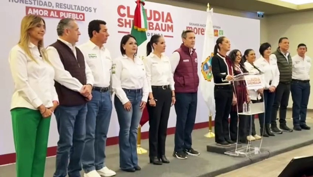 Claudia Sheinbaum asegura que en Tamaulipas se llevarán hasta el tercer Senador