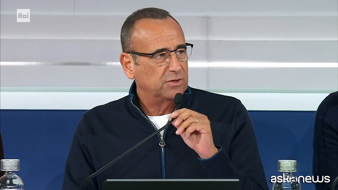 Sanremo, Conti: ieri ho avuto due miei miti, Topo Gigio e Benigni