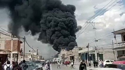 Sofocan incendio en San Andrés Cuexcontitlán (VIDEO)