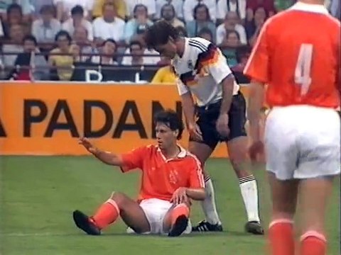 FIFA World Cup 1990 Germany FR v Netherlands 24 June 1990 Nederland 3 w/ post-match interviews