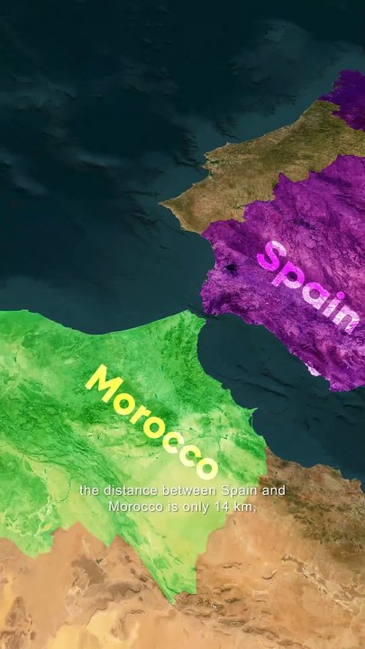 Why No Bridge Between Europe and Africa 🌉 #europe #africa #facts