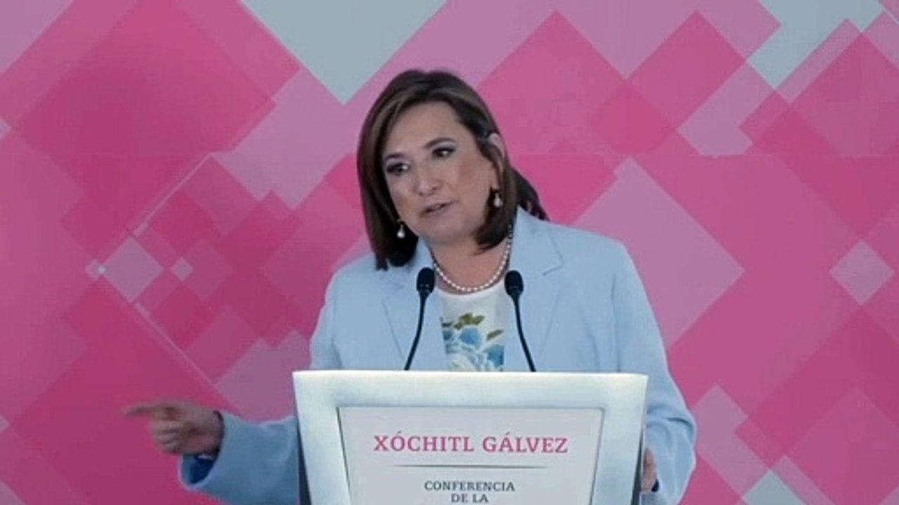 Xóchitl Gálvez: Me haré responsable de la seguridad de los mexicanos