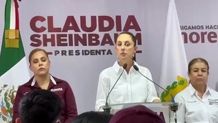 Sheinbaum exige equidad al INE en controversia por La Hora Nacional