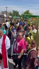 Feligreses viven con fervor el Domingo de Ramos