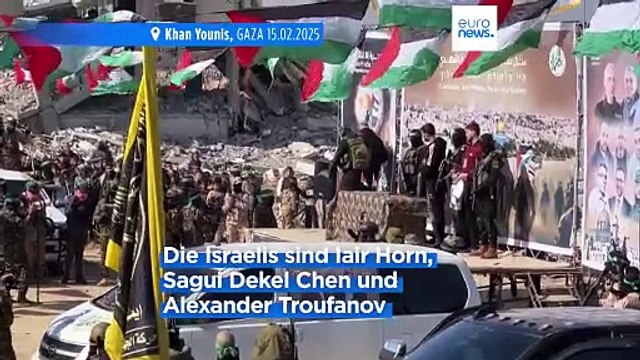 Hamas lässt 3 Israelis im Austausch für über 300 palästinensische Gefangene frei