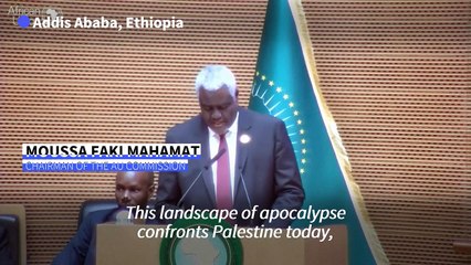 AU Commission leader denounces call for "deportation" of Palestinians
