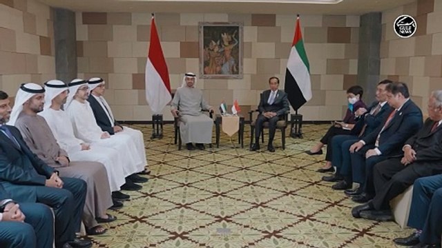 UAE-Indonesia agreements: Presidents of both countries witness announcement of MoUs
