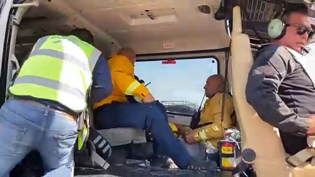 Incendio forestal en la Sierra de Santiago, Nuevo León: Protección Civil en acción