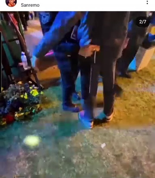 Dedelate, l'urban climber scala il Teatro Ariston durante il Festival di Sanremo