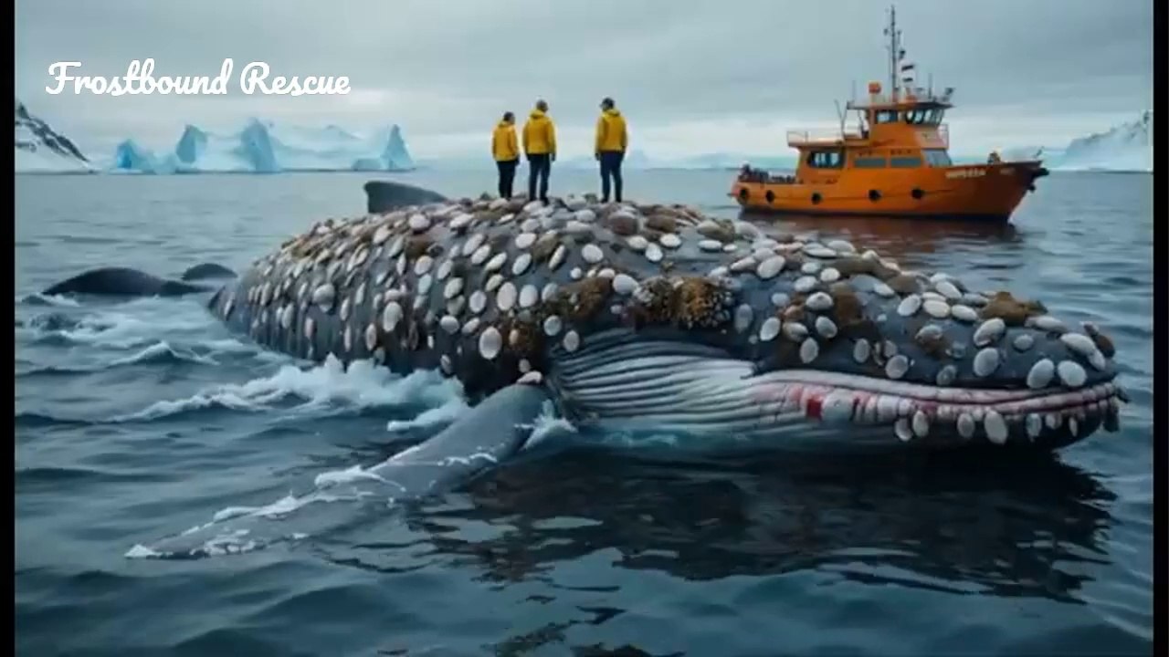 Brave Rescuers Save Whale Covered in Barnacles and Parasites in Arctic Ocean | Incredible Wildlife Rescue