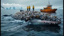 Brave Rescuers Save Whale Covered in Barnacles and Parasites in Arctic Ocean | Incredible Wildlife Rescue