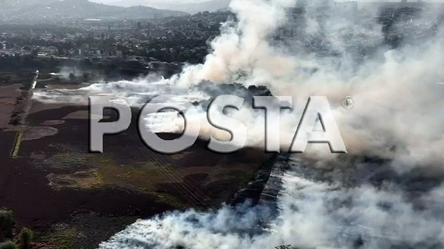 Suspenden clases en oficinas y escuelas de Azcapotzalco por humo de incendio