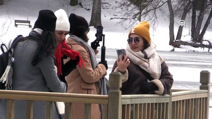 Günübirlikçiler Gölcük Tabiat Parkı'na akın etti