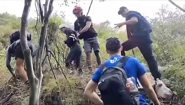 Protección Civil auxilia a 6 estudiantes extraviados en el Cerro de la Silla