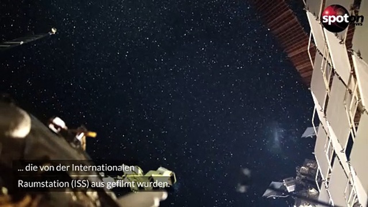 Magisches Farbenspiel: NASA filmt Polarlichter aus dem Weltall