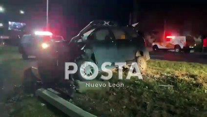 Sobrevive de milagro tras chocar en la Carretera Nacional