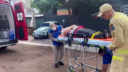 Motociclista fica ferida após colisão com Van no Bairro Brasília