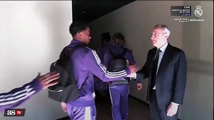 Saludo de Florentino a la plantilla