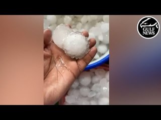UAE weather: Hail in Fujairah and Khorfakkan