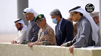 UAE President and Malaysian King observe joint military exercise 'Desert Tiger 6'