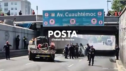 ¿Fue calor o una falla mecánica lo que hizo que ardiera un auto en Viaducto?