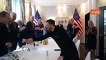 Zelensky a Monaco incontra delegazione Congresso Usa