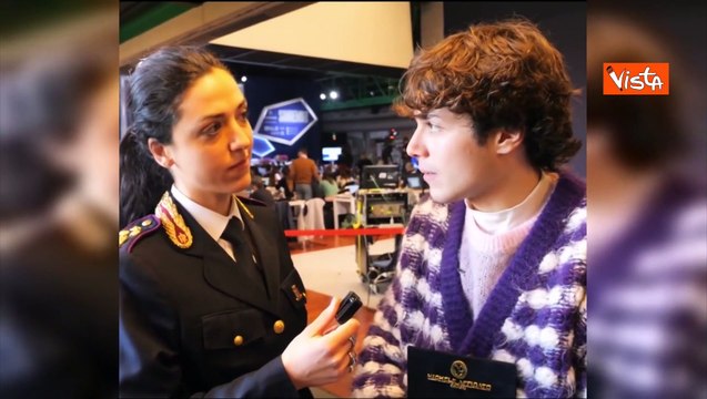 Settembre, vincitore Nuove proposte di Sanremo, con la Polizia: Massima attenzione sui social