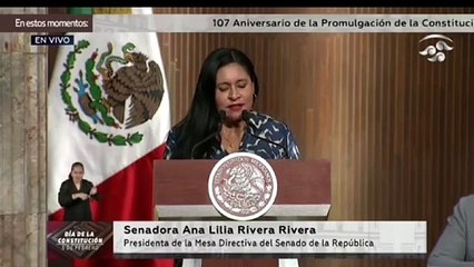 Constitución Política de 1917 sigue siendo una brújula moral: Ana Lilia Rivera