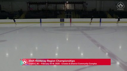 STAR 9 & Pre Novice Women Short Program - 2025 Kootenay Region Championships