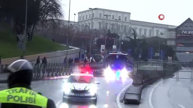 Trabzonspor ile karşılaşacak Beşiktaş, Tüpraş Stadyumu’na geldi