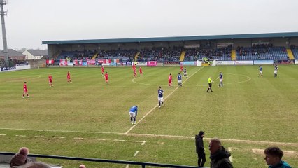 Glenavon and Cliftonville players set for kick-off