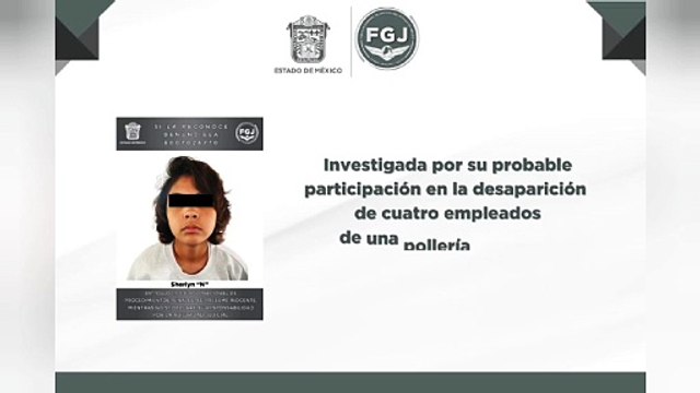 Detienen a mujer acusada del secuestro de polleros en Toluca