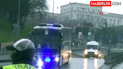 Beşiktaş, Trabzonspor Maçı İçin Stadyuma Geldi