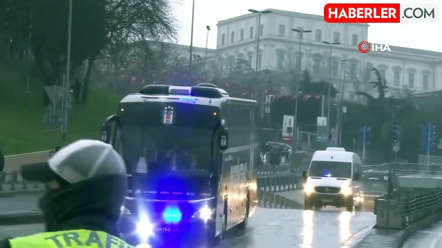 Beşiktaş, Trabzonspor Maçı İçin Stadyuma Geldi