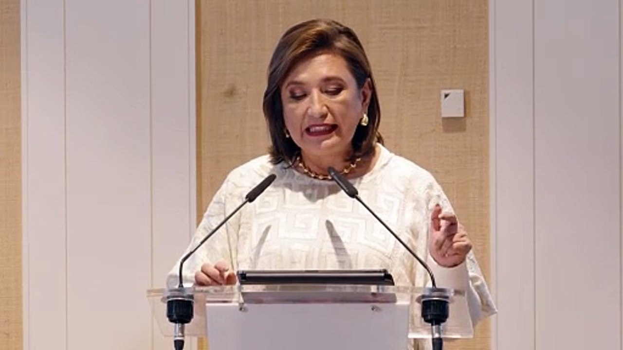 Xóchitl Gálvez asegura desde España que con ella no habrá pausas, ni agravios