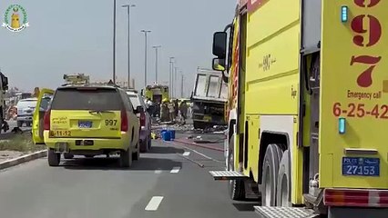 Fatal truck collision and fire claims life of Asian driver in UAE's Ras Al Khaimah emirate