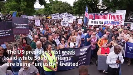 One thousand South Africans gather for pro-Trump rally