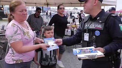 Andrés Mijes refuerza medidas de seguridad en colonia Palmiras de Escobedo