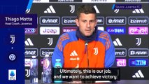 Inter clash 'most important game' of Juventus' season - Motta