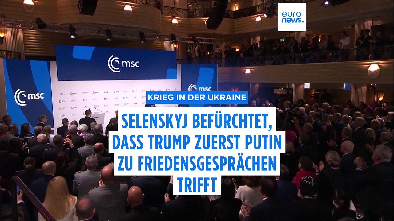 Selenskyj fordert 'Streitmacht Europas'