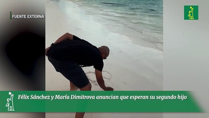 Félix Sánchez y María Dimitrova anuncian que esperan su segundo hijo