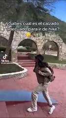 ¿Calzado óptimo para la montaña? Parques y Vida Silvestre de Nuevo León te dice