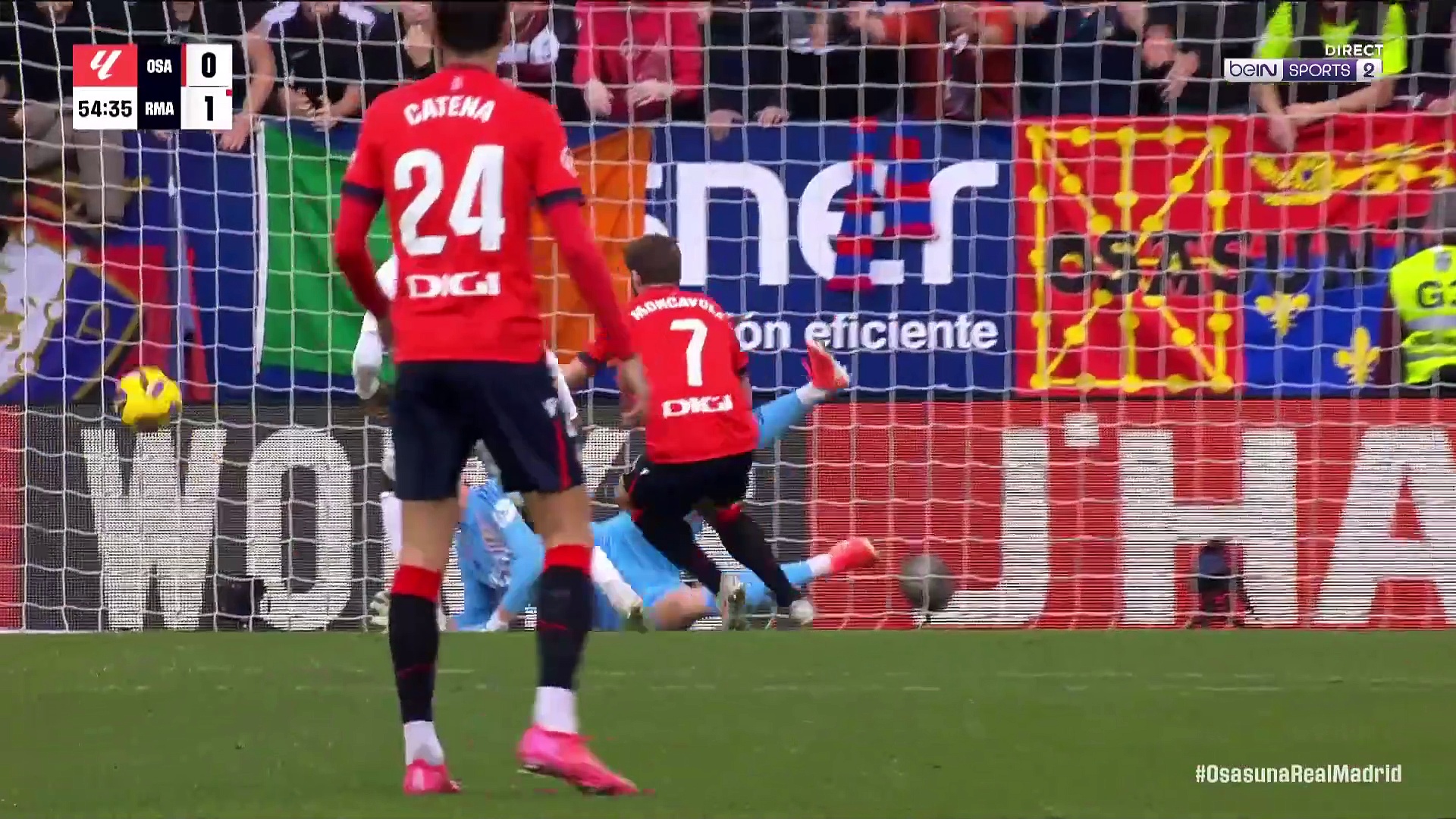 La Liga : Grossière faute de Camavinga dans la surface, Osasuna égalise