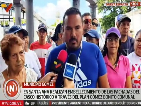 Nueva Esparta I En el mcpio. Gómez embellecen fachadas del Casco Histórico con Plan Gómez Bonito Comunal