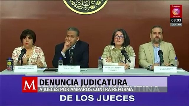 Consejo de la Judicatura denuncia a jueces por amparos contra la reforma judicial